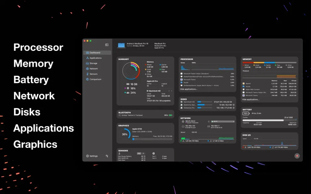 iStatistica Pro ｜系统资源监测工具｜v16.9