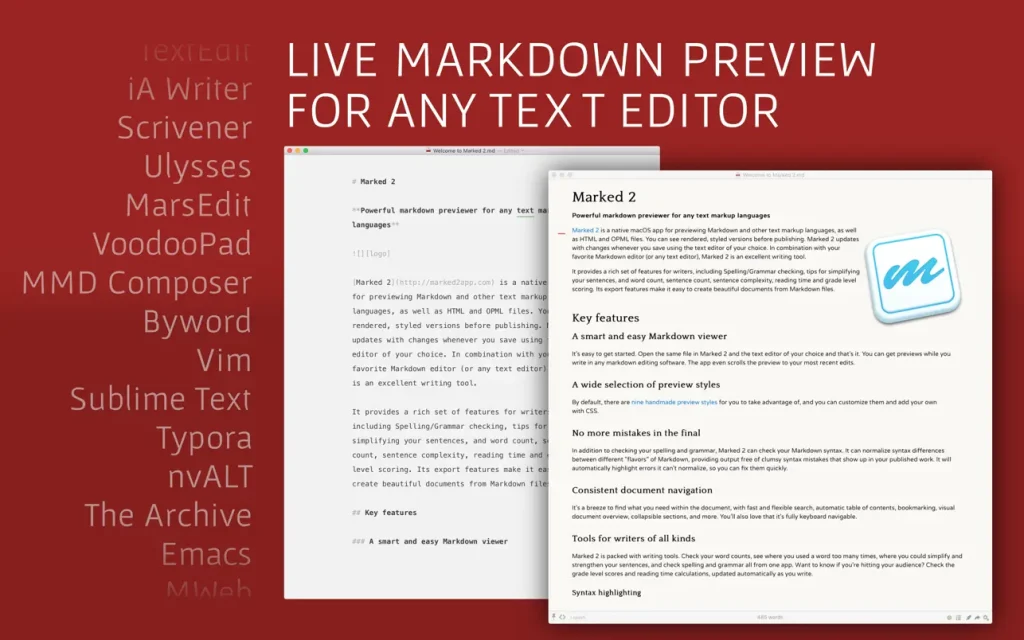 Marked 2 ｜Markdown预览器｜v2.6.38