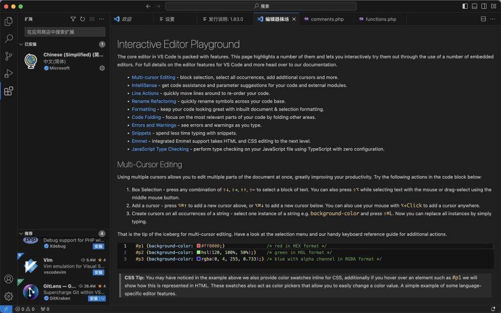 Visual Studio Code ｜代码编辑器｜v1.92.1