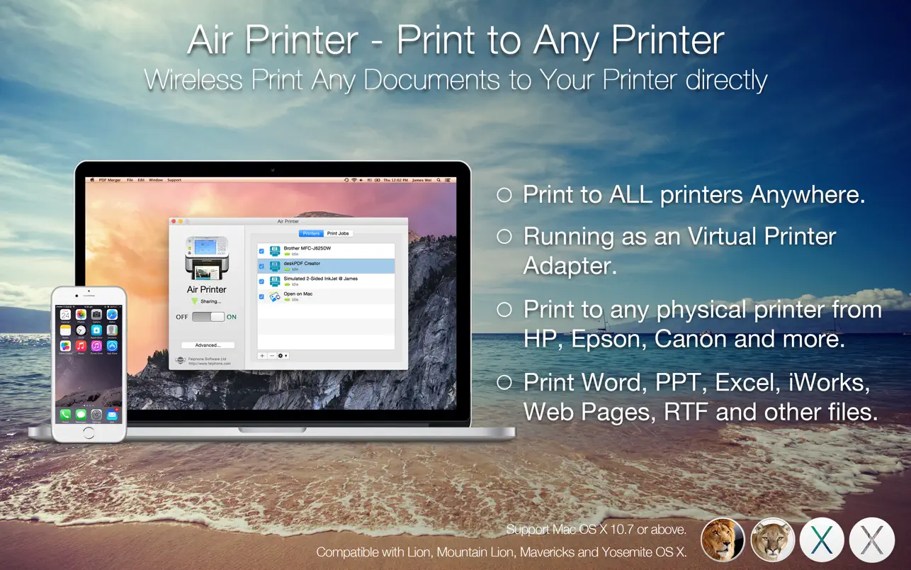 Air Printer ｜隔空打印机服务器｜v5.2.2