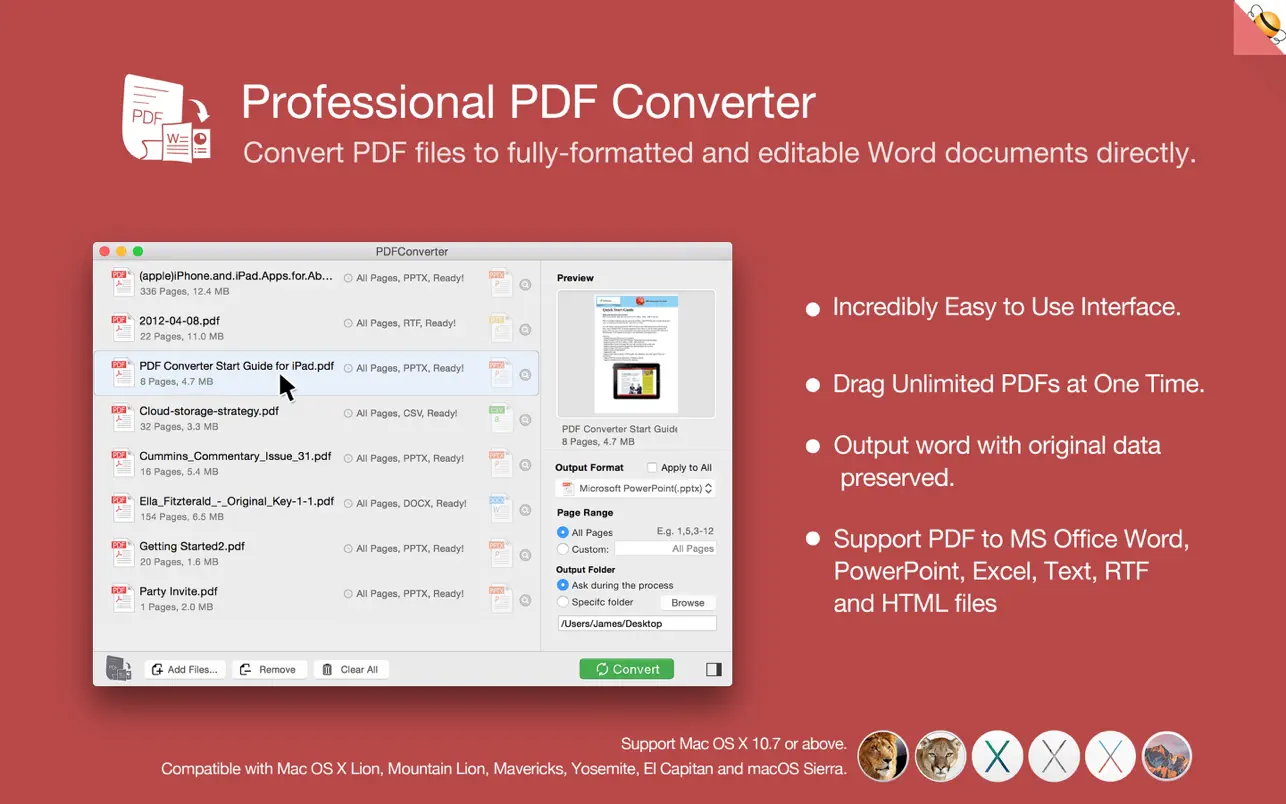 飞蜂PDF文件转换器｜PDF Converter by Flyingbee ｜PDF格式转换｜v6.5.5