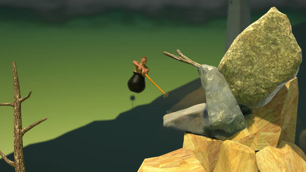 和班尼特福迪一起攻克难关｜Getting Over It with Bennett Foddy ｜v1.52