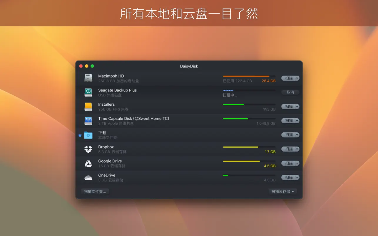 DaisyDisk ｜磁盘清理工具｜v4.30