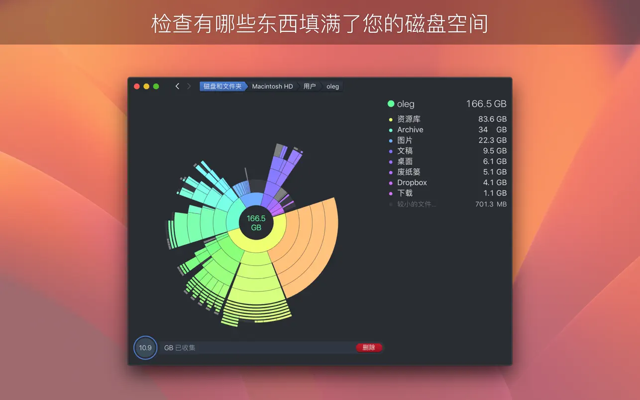 DaisyDisk ｜磁盘清理工具｜v4.30