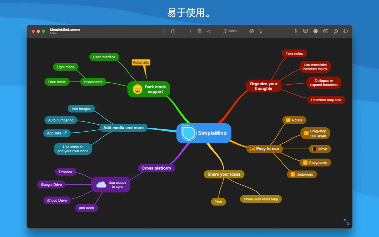 SimpleMind ｜思维导图软件｜v2.4.1