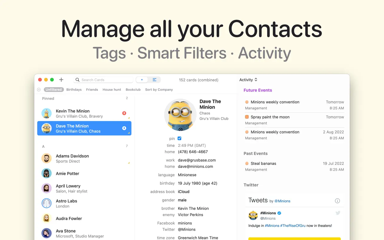 BusyContacts ｜联系人管理｜v2024.1.2