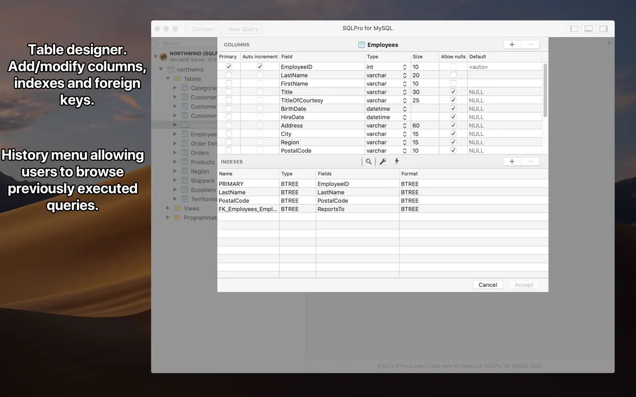 SQLPro for MySQL｜数据库管理软件｜v2024.21