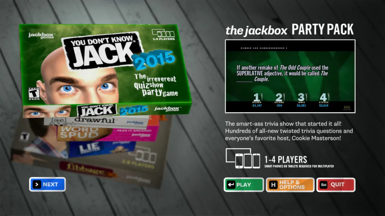 杰克盒子派对游戏合集 1｜The Jackbox Party Pack｜v1.1.3