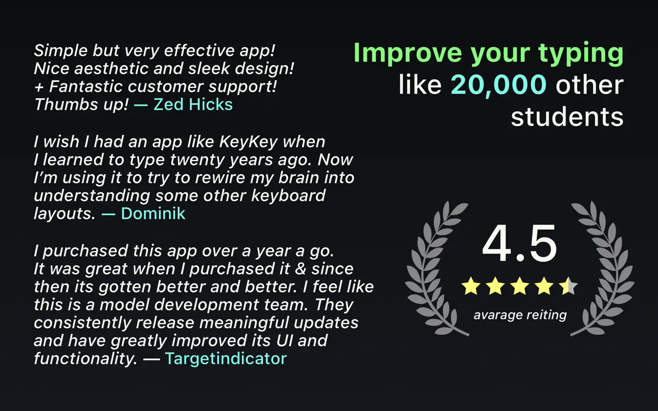 KeyKey Typing Tutor｜打字练习｜v2.9.14