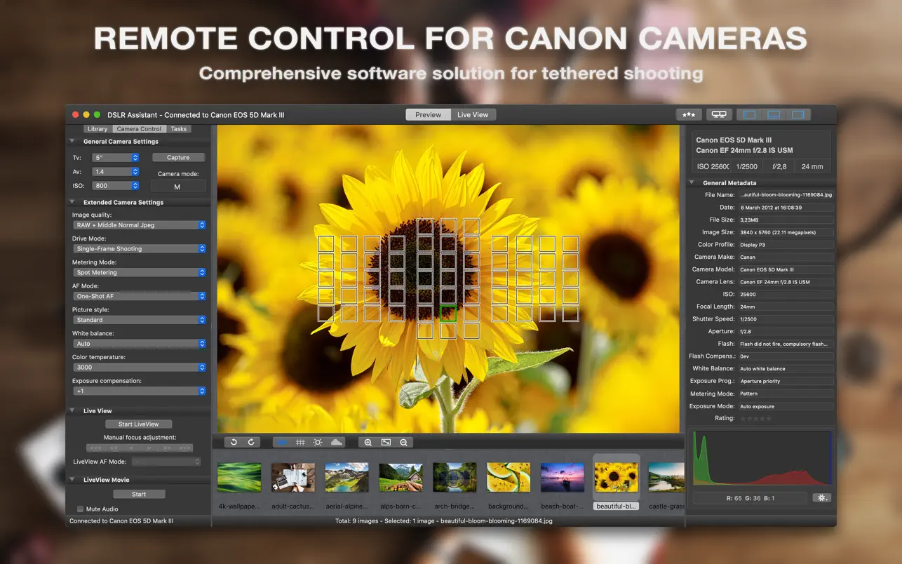 DSLR Assistant｜佳能相机电脑控制软件｜v3.9.3