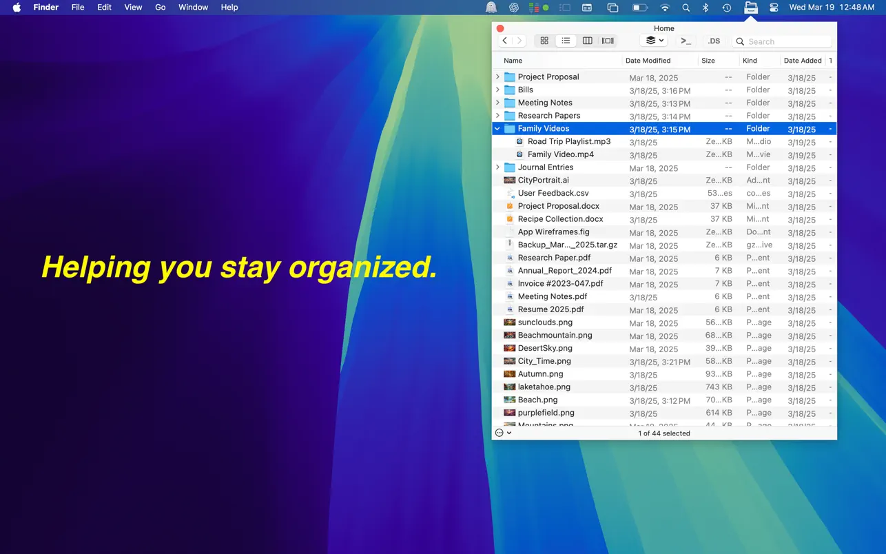File Cabinet Pro｜菜单栏的文件管理器｜v8.5.6