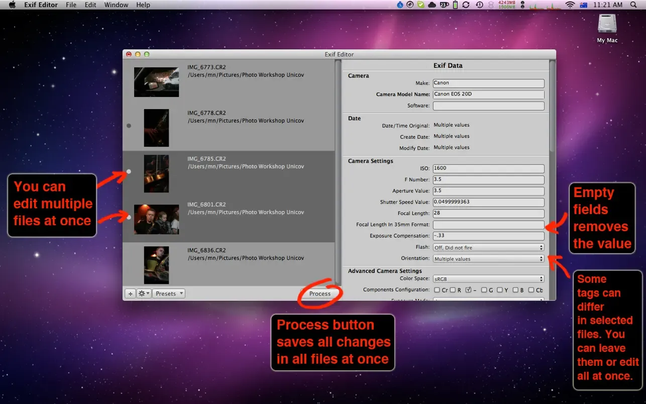 Exif Editor｜照片元数据编辑工具｜v1.2.7