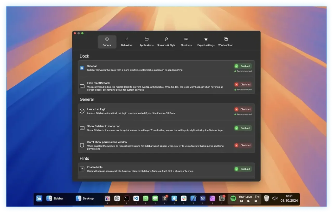 Sidebar｜程序坞增强管理工具｜v1.8.2